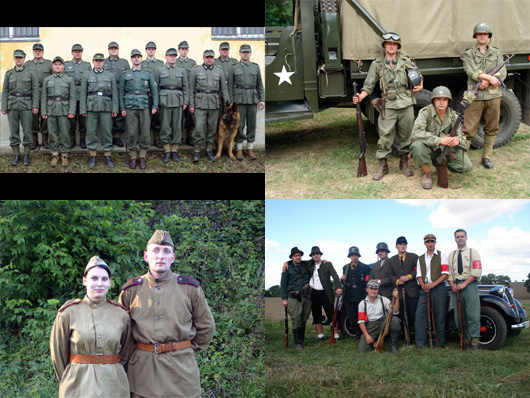 Klub vojensk historie MAXIM - fotky z akc, Wehrmacht, Rud armda, spojenci, angloamerian, zbran, technika.  Svou innost zamujeme pevn na obdob let 1938 - 1945.